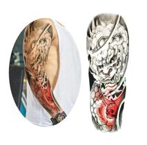 Tatuagem temporária grande dragão chines braço inteiro