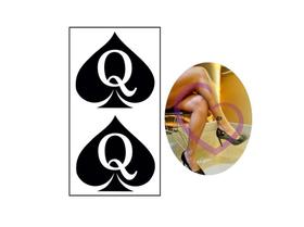 Tatuagem Temporária Hotwife - 2 Artes - 10x6 cm