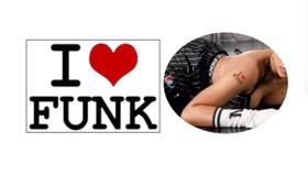 Tatuagem Temporária Ilove Funk Coração Vermelho Show Estilo Tatuagem Temporária Ilove Funk Coração Vermelho Show Estilo