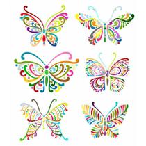 Tatuagem Temporária Infantil - Borboletas - Tatufun