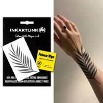 Tatuagem Temporária INKARTLINK Folha de Palma à Prova d'Água Tatuagem Temporária INKARTLINK Folha de Palma à Prova d'Água