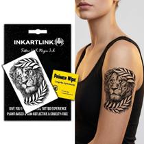 Tatuagem Temporária INKARTLINK Leão à Prova d'Água Realista Tatuagem Temporária INKARTLINK Leão à Prova d'Água Realista