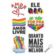 Tatuagem Temporária LGBTQIAPN+ Estampa:LC20 Tatuagem Temporária LGBTQIAPN+ Estampa:LC20