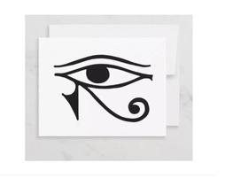 Tatuagem Temporária Olho De Hórus Símbolo Egípci - 3I