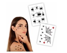 Tatuagem Temporária para Fantasia de Carnaval e Hallowen