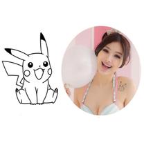 Tatuagem Temporária Pikachu Desenho Anime