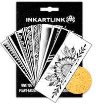 Tatuagem Temporária Realista à Prova d'Água INKARTLINK 9 Peças Tatuagem Temporária Realista à Prova d'Água INKARTLINK 9 Peças