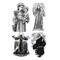 Tatuagem Temporaria São Pedro E São Francisco De Assis