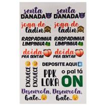 Tatuagem Temporária Senta Danada Sexy Ousada e Divertida 15 Desenhos Provocantes Tatuagem Temporária Senta Danada Sexy Ousada e Divertida 15 Desenhos Provocantes