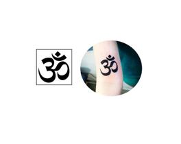 Tatuagem Temporária Simbolo Om Hínduismo - 3I