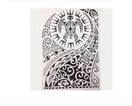 Tatuagem Temporária Tribal Preto Sem Gênero Dark Indigena