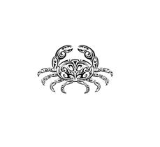 Tatuagem temporária tribal signos zodiáco modelo