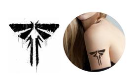 Tatuagem Temporária Vagalumes The Last of Us Jogo 9x6 cm Tatuagem Temporária Vagalumes The Last of Us Jogo 9x6 cm