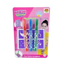 Tatuagens Tattoo Collection C/caneta 11pc Kit Tatuagens Tattoo Collection C/caneta 11pc Kit