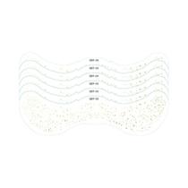 Tatuagens Temporárias À Prova d'Água Com Glitter Dourado E Prateado, 6 Peças, Arte Corporal Metálica