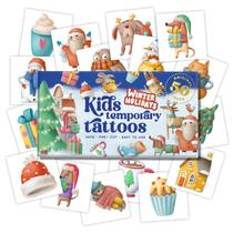 Tatuagens temporárias Bonbaloo Winter Holidays 50 Festive Kids Tatuagens temporárias Bonbaloo Winter Holidays 50 Festive Kids