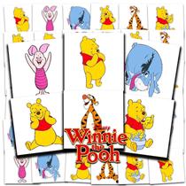 Tatuagens temporárias Disney Winnie the Pooh 72 unidades para crianças Tatuagens temporárias Disney Winnie the Pooh 72 unidades para crianças