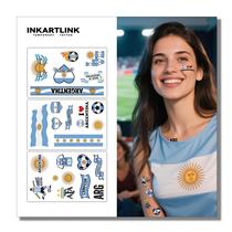 Tatuagens Temporárias INKARTLINK Bandeira da Argentina à Prova dÁgua 3 Peças Tatuagens Temporárias INKARTLINK Bandeira da Argentina à Prova dÁgua 3 Peças