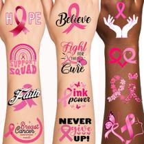 Tatuagens temporárias MIIVOYAGE Breast Cancer Awareness x72 Tatuagens temporárias MIIVOYAGE Breast Cancer Awareness x72