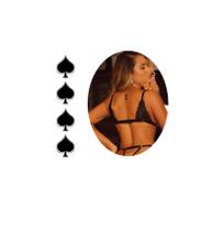 Tatuagens Temporárias Mini Rainha de Copas 15MM Hotwife