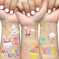 Tatuagens temporárias Ovasorve Easter 40 Glitter Styles Kids