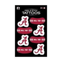 Tatuagens temporárias Rico Industries NCAA Alabama Crimson Tide Tatuagens temporárias Rico Industries NCAA Alabama Crimson Tide