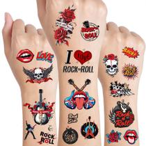 Tatuagens Temporárias Rock Roll 50pcs Lembrancinhas Para Festa De Despedida De Solteiro Tatuagens Tatuagens Temporárias Rock Roll 50pcs Lembrancinhas Para Festa De Despedida De Solteiro Tatuagens