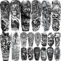Tatuagens temporárias SHELYEXIEN Full Arm para homens e mulheres x20