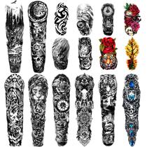 Tatuagens temporárias Yazhiji Extra Large Impermeáveis 16 Folhas