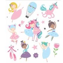 Tatufan Tatuagem Temporária Infantil Divertida Ballet