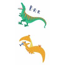 Tatufan TatuagemTemporária Infantil Divertida Dino T-Rex