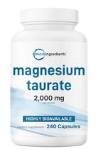 Taurato de Magnésio Micro Ingredients 2000 mg 240 cápsulas Taurato de Magnésio Micro Ingredients 2000 mg 240 cápsulas