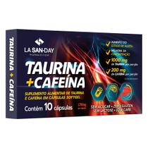 Taurina + cafeina 10 cáps - la san-day