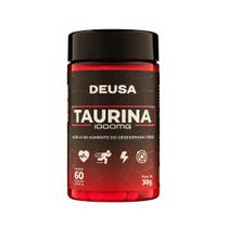 Taurina Pura Importada 1000mg, 60 Cápsulas, Deusa Suplementos