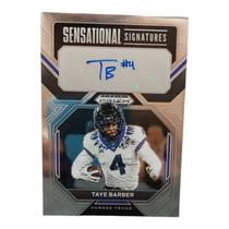 Taye Barber - Silver Sensational Signature Autografado - Horned Frogs - 2021 Panini Prizm Draft Picks Taye Barber - Silver Sensational Signature Autografado - Horned Frogs - 2021 Panini Prizm Draft Picks