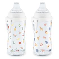Taza Activa NUK, Frutas y Animales Divertidos, Colección Exclusiva, 10 oz, Paquete de 2 Libre de BPA, Taza Antiderrames de Transición Taza Activa NUK, Frutas y Animales Divertidos, Colección Exclusiva, 10 oz, Paquete de 2 Libre de BPA, Taza Antiderrames de Transición