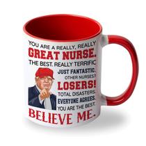 Taza de Cerámica Viberty para Enfermeras 11 oz - Regalos para Graduación de Enfermería