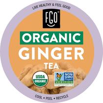 Tazas K-Cup de Té de Jengibre Orgánico FGO 24 Unidades USDA Orgánico Tazas K-Cup de Té de Jengibre Orgánico FGO 24 Unidades USDA Orgánico