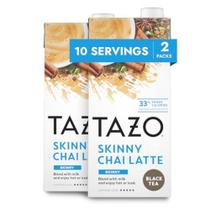 TAZO Skinny Chai Latte Concentrado de Chá Preto 946 ml 2 Unidades