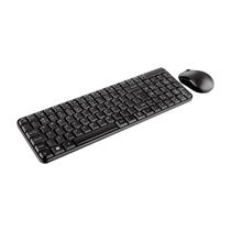 TC183 Kit de teclado e mouse sem fio Multilaser Português Brasil de cor preto