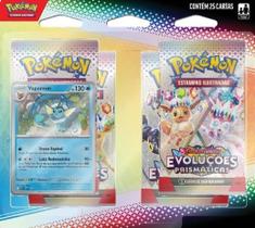 TCG Pokemon Blister Quadruplo Evoluções Prismaticas Vaporeon