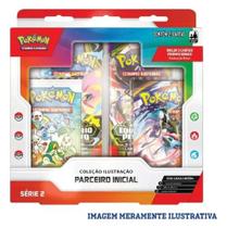 Tcg Pokémon Box Coleção Ilustração Parceiro Inicial Serie 2