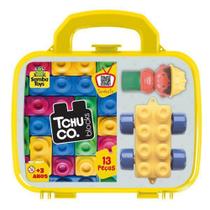 Tchuco Blocks Brinquedo Educativo c/ 13 Peças na Maleta, Samba Toys 0804, +3 Anos - 148037