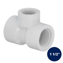 Tê 90 com Rosca 1.1/2'' Branco Tê 90 com Rosca 1.1/2'' Branco