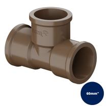 Tê 90 Soldável 60mm Marrom Tigre Tê 90 Soldável 60mm Marrom Tigre