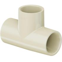 Tê Aquatherm 90 Graus CPVC Bege Para Condução Canos E Tubo Água Quente Predial De 1” 28mm Tigre