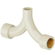 Tê Aquatherm Misturador Com Transposição CPVC Bege Condução Água Quente 3/4” 22mm Polegadas Tigre