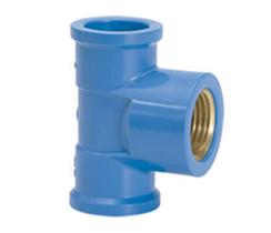 Te azul solda e latao 20 x 1/2" - Amanco