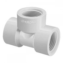Te Branco Krona Rosca 1/2'' - Kit C/20 Pecas Te Branco Krona Rosca 1/2'' - Kit C/20 Pecas