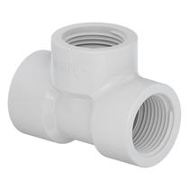 Tê Branco Rosca 1.1/4" - 20191929 Tê Branco Rosca 1.1/4" - 20191929